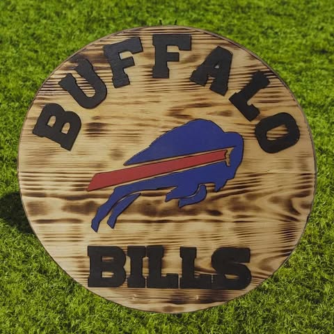 Wood Burned Sign - Buffalo New York Themed