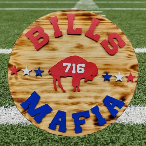 Wood Burned Sign - Buffalo New York Themed