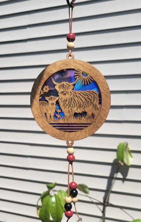Suncatcher - Highland Cow