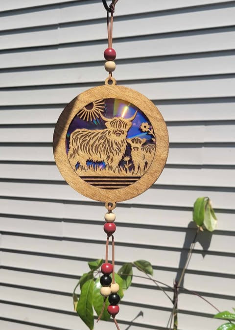 Suncatcher - Highland Cow
