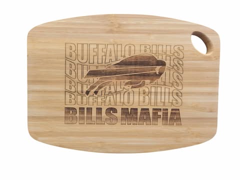 Bamboo Cutting Board - Buffalo NY Themed