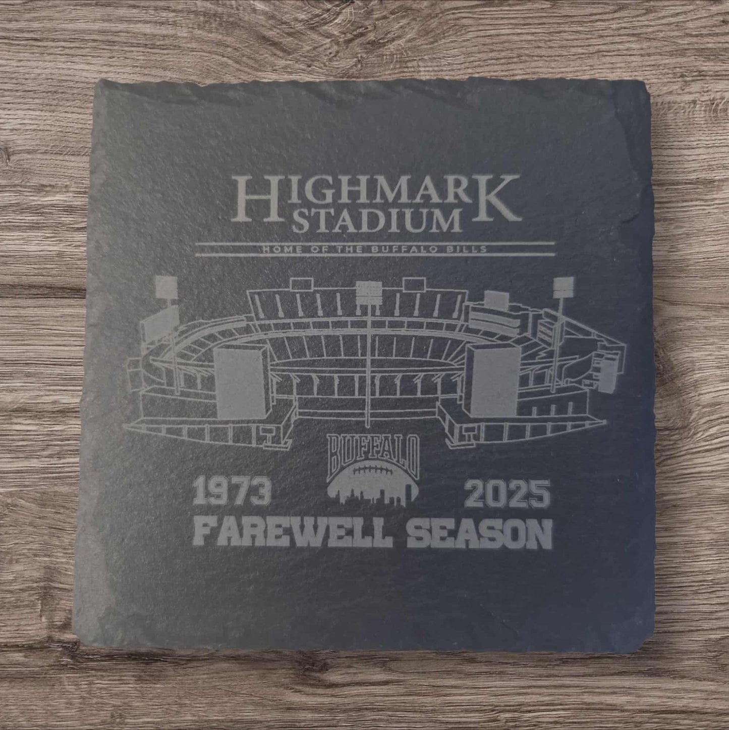 Highmark Stadium Slate Coaster Set (4)