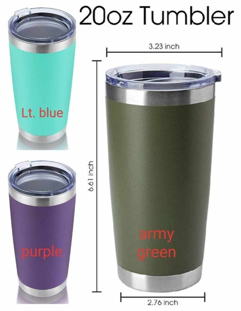 20oz Engraved Stainless Steel Tumbler
