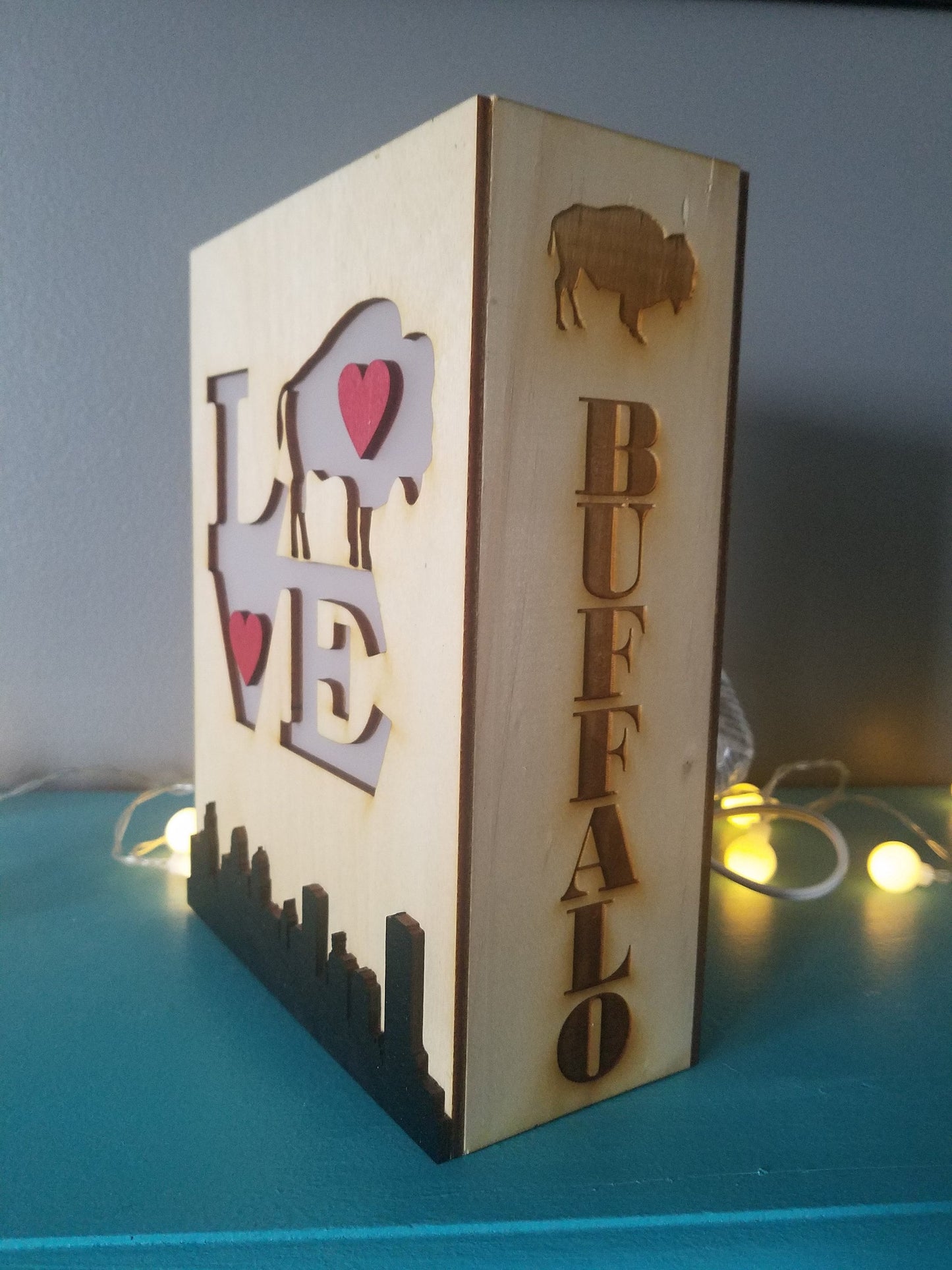Buffalo Love Lightbox (heart), Buffalo Love