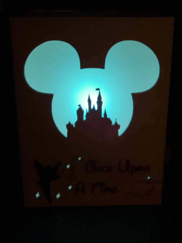 Mickey Castle Lightbox, Nightlight