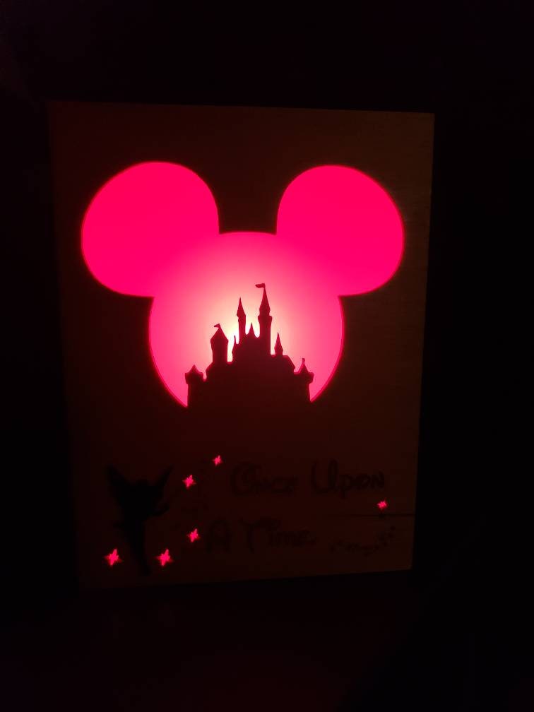 Mickey Castle Lightbox, Nightlight
