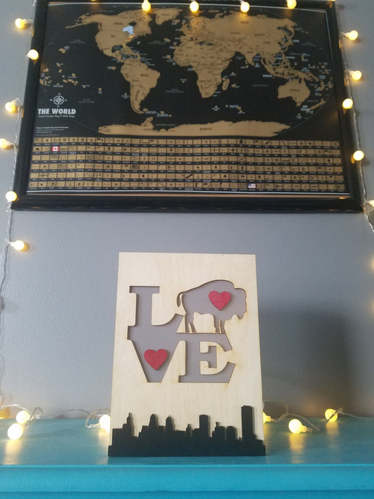 Buffalo Love Lightbox (heart), Buffalo Love