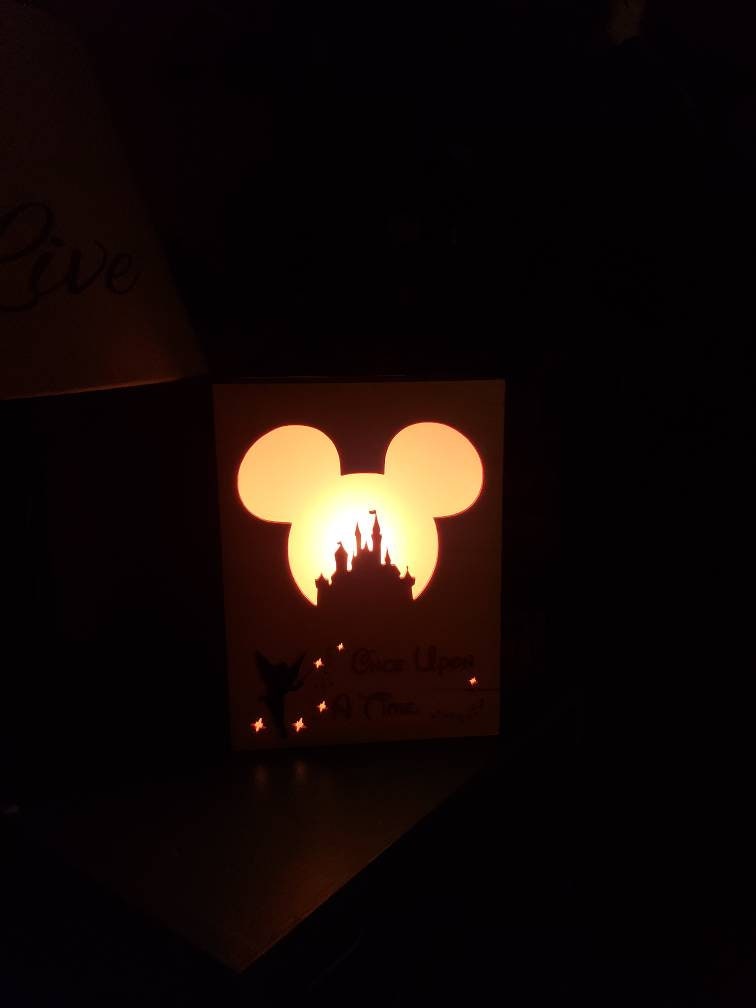 Mickey Castle Lightbox, Nightlight