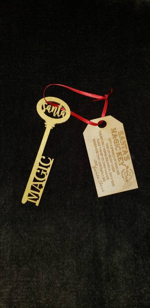Santa's Magic Key, Father Christmas, Christmas Eve Box Filler, Santa's Magic Key, Father Christmas Magic Key
