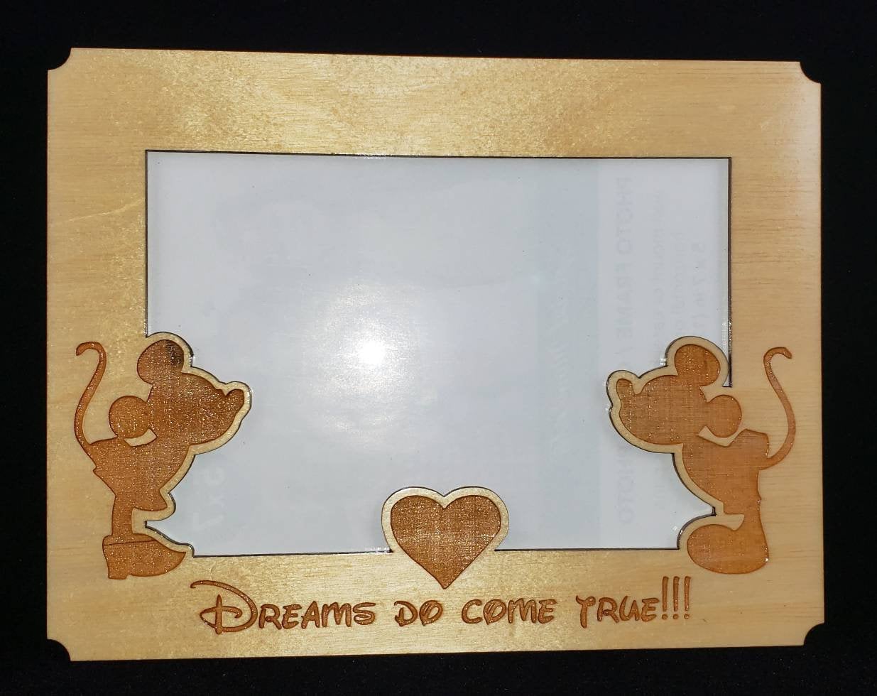 Photo Frames - 4x6 5x7 8x10. PERSONALIZED Anniversary - Special Occasion - Laser Cut and Engraved Wood - Add names, date and/or message