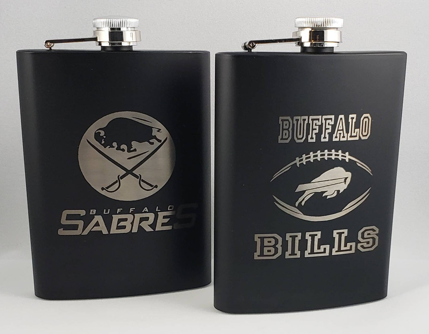 Flask set, Engraved flask, Fireman gifts, Gifts for firefighters, Custom flask, Corporate Gift, 8oz Flask w/funnel