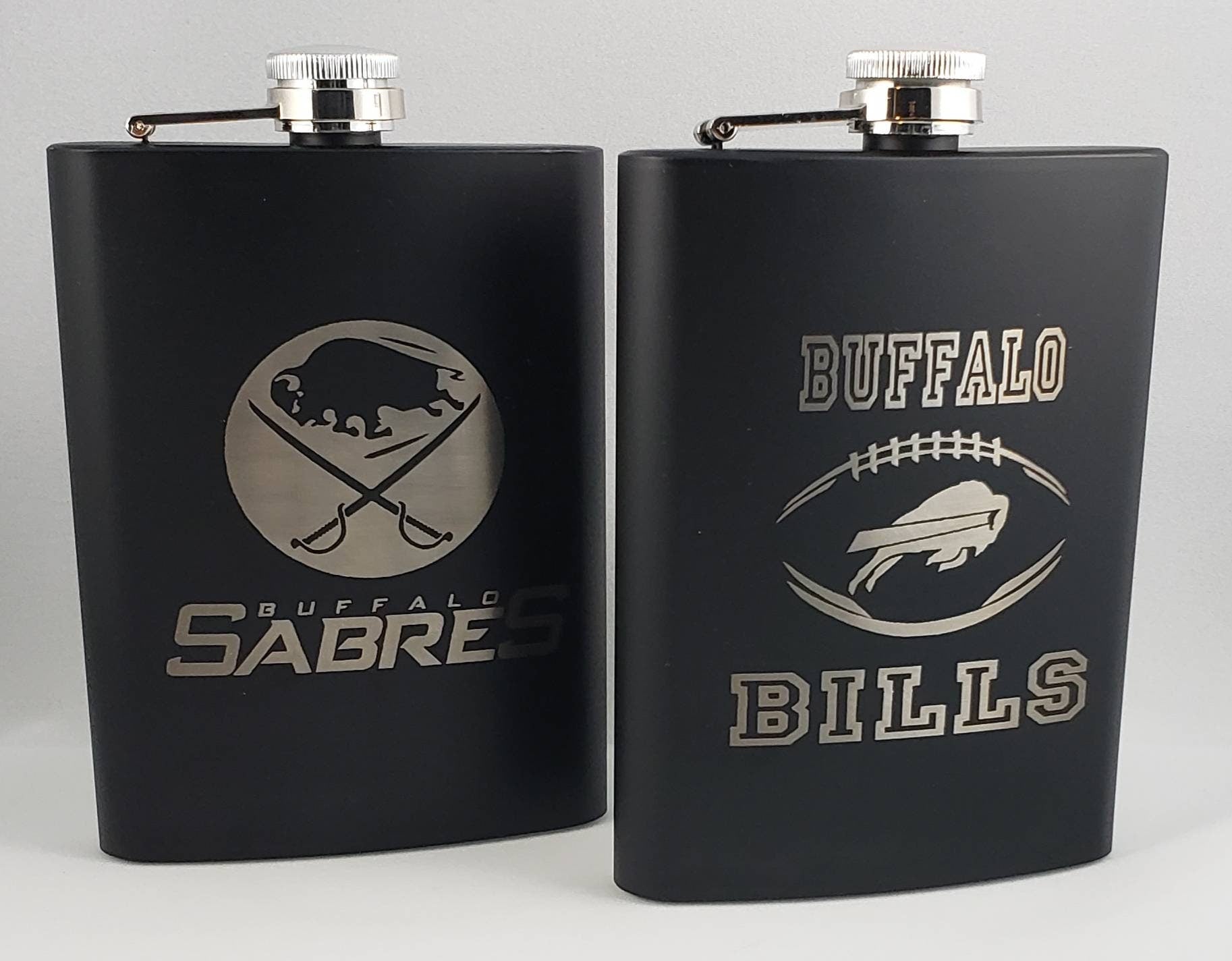 Flask set, Engraved flask, Fireman gifts, Gifts for firefighters, Custom flask, Corporate Gift, 8oz Flask w/funnel
