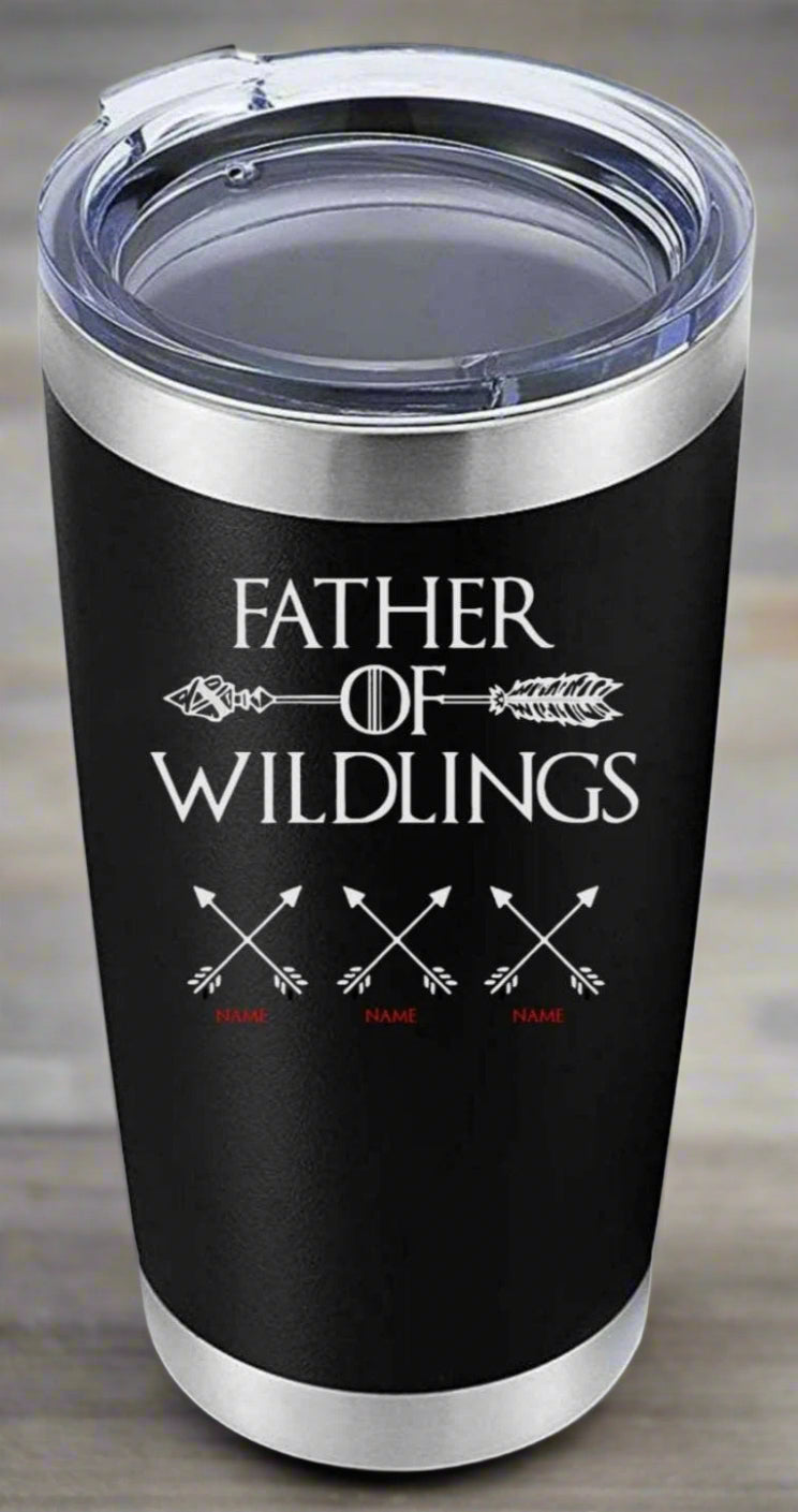 Fathers Day Personalized Tumbler,Dads Day, Birthday Gift, Stainless Steel Tumbler, Wedding Gifts, Engraved Tumbler, 20oz