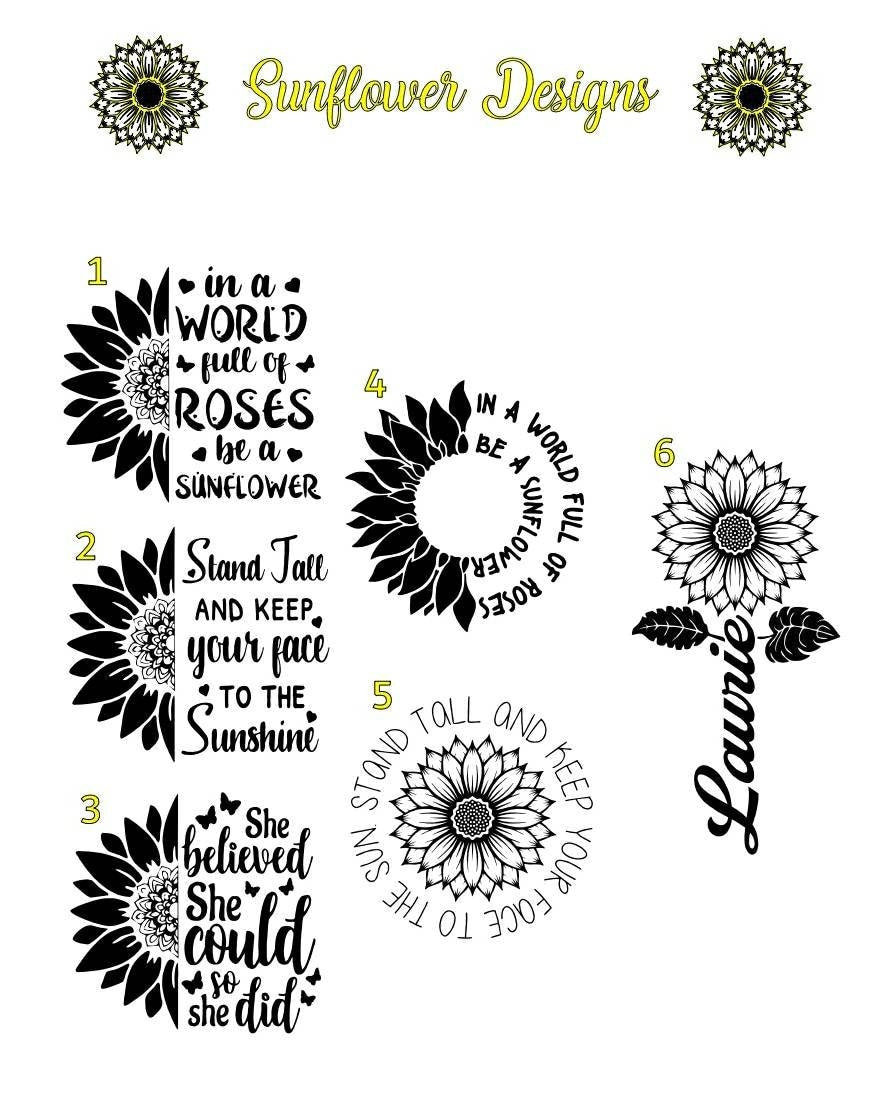 Sunflower Tumbler,Personalized 20 OZ Tumbler,Engraved Tumbler,Sunflower Lovers,Sunshine,You Are My Sunshine,Stainless Steel Coffee Tumbler
