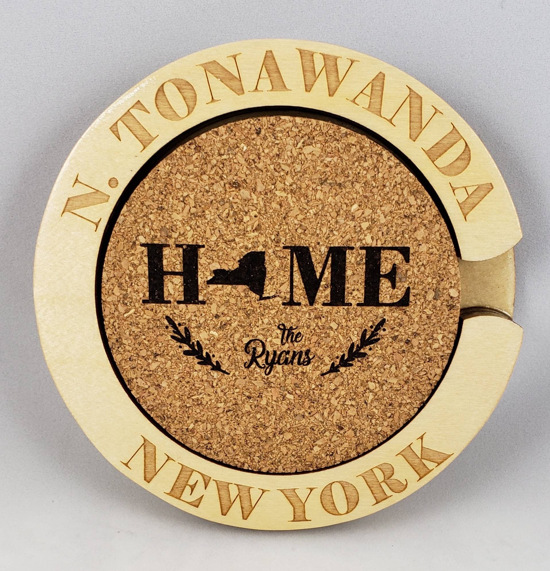 Custom Coasters Personalized coaster set, Engraved coasters,Home State, wedding gift,new home gift,Set of 4,wood decor,Coaster Holder