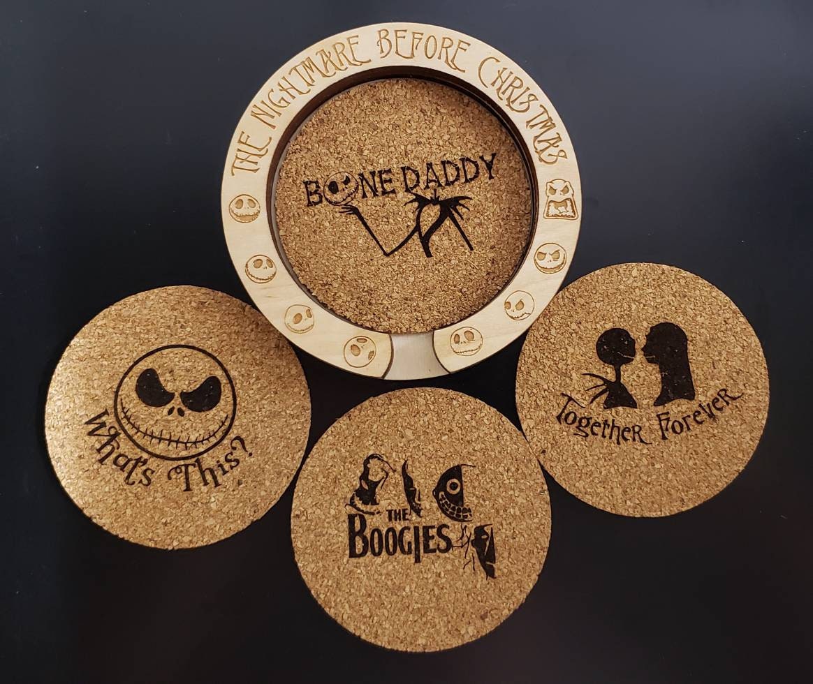 Nightmare Before Christmas Coaster Set