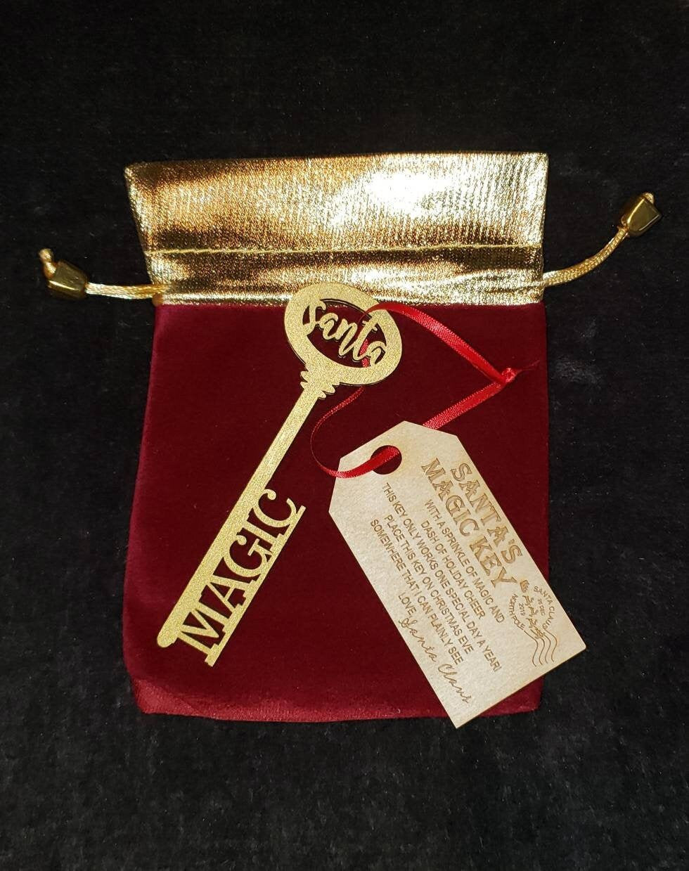 Santa's Magic Key, Father Christmas, Christmas Eve Box Filler, Santa's Magic Key, Father Christmas Magic Key
