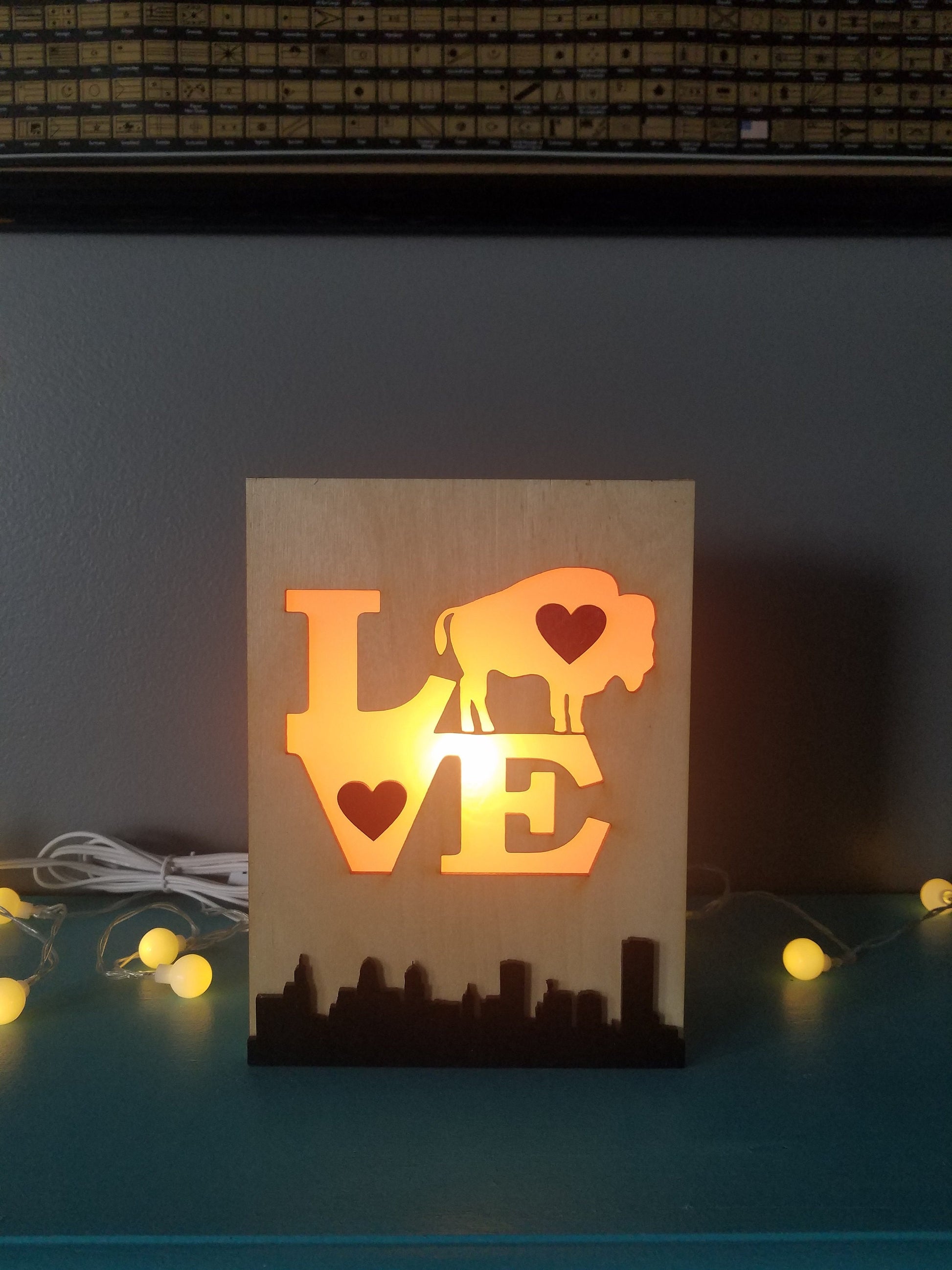 Buffalo Love Lightbox (heart), Buffalo Love