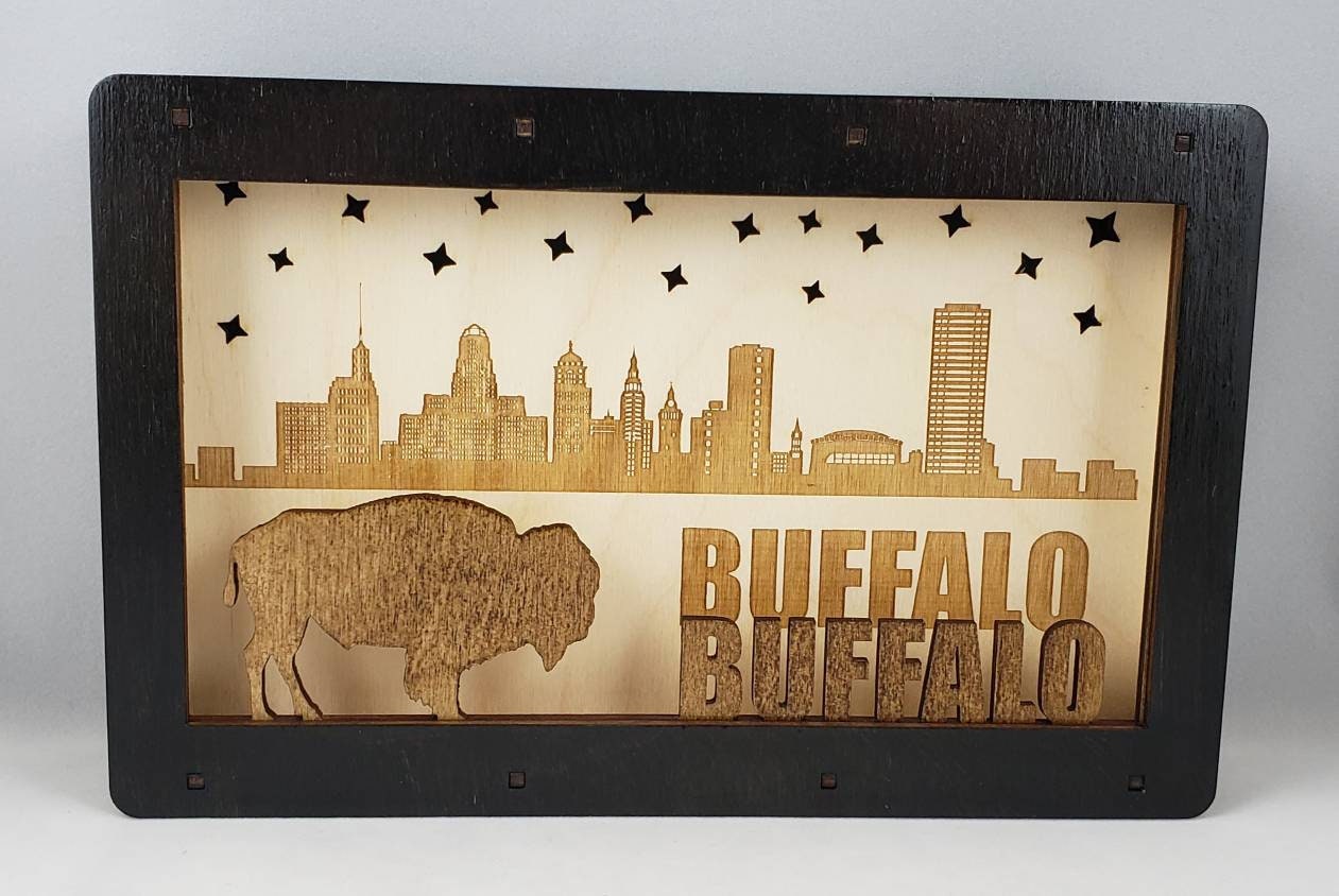 Buffalo, New York LED Light Box, BUFFALO LOVE
