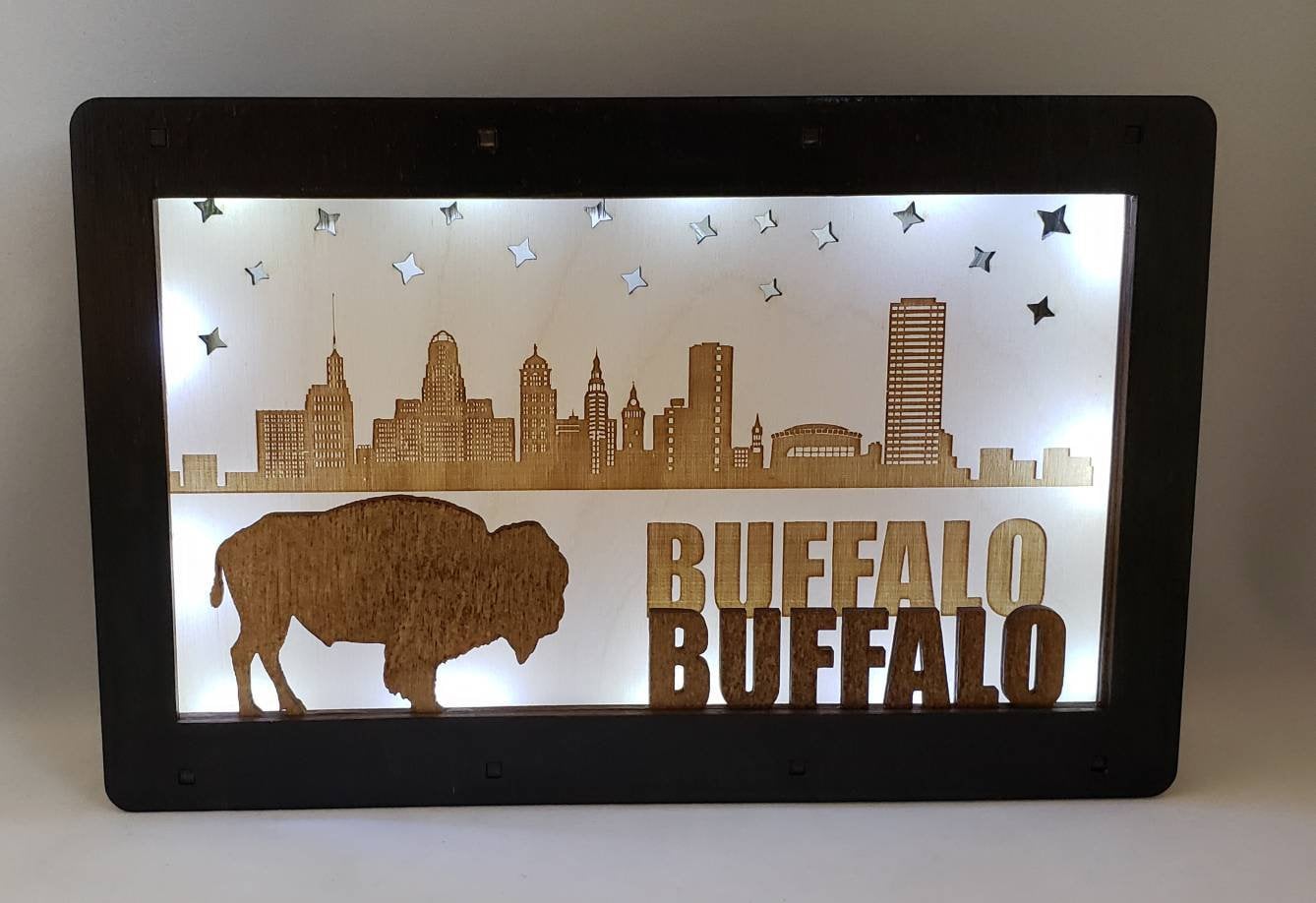 Buffalo, New York LED Light Box, BUFFALO LOVE
