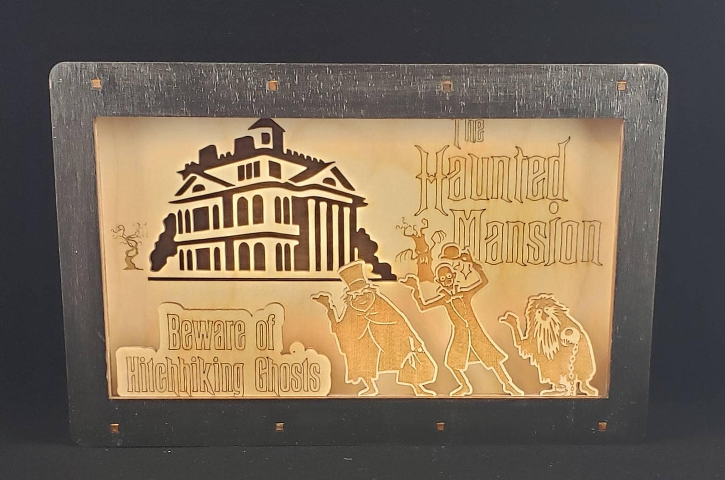 The Haunted Mansion LED Light Box, Halloween, LED Lanyard