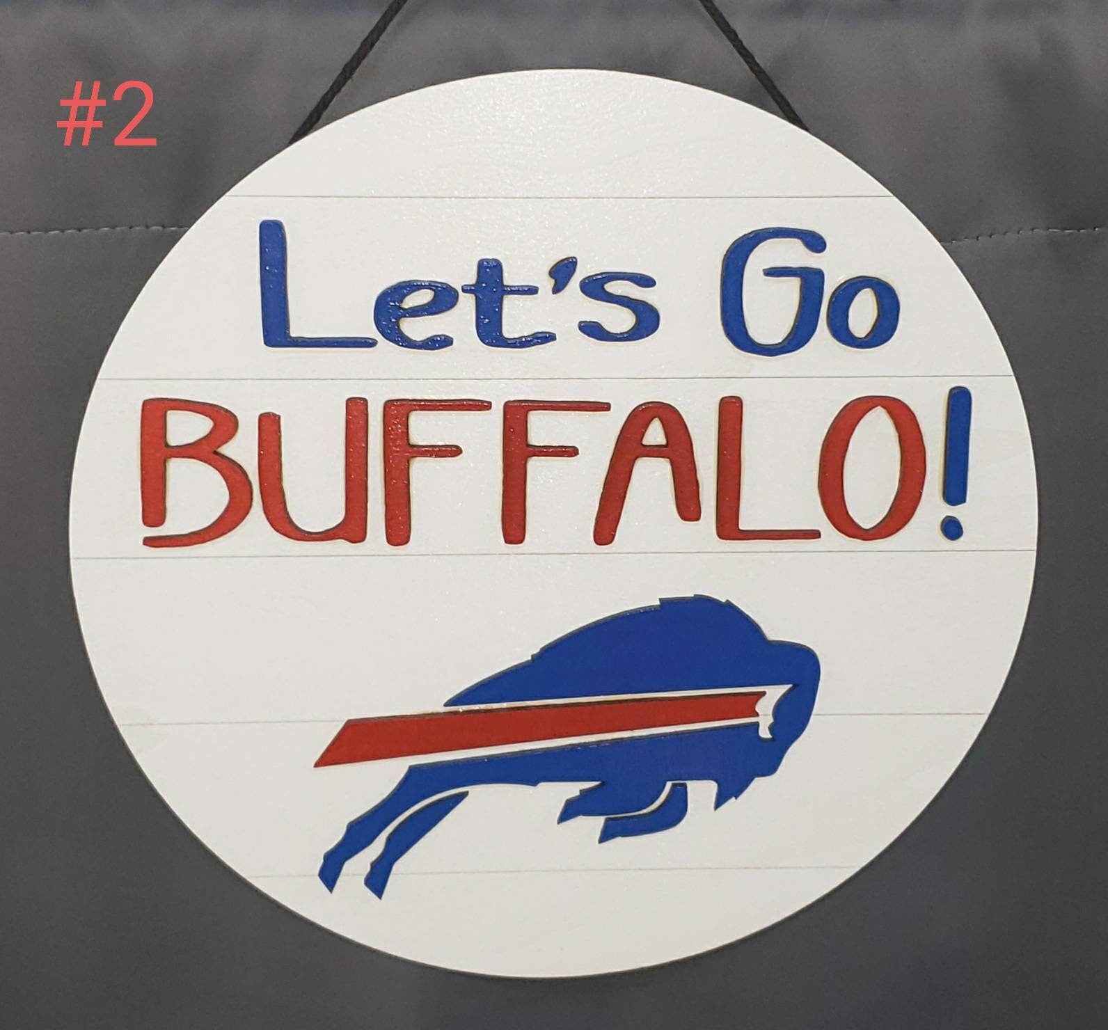 Door Hanger, Wooden Sign,Buffalo Football Door Hanger, Door Decor, Front Door Decor, New Home, Wall Decor, Let's Go Buffalo,Buffalo Football