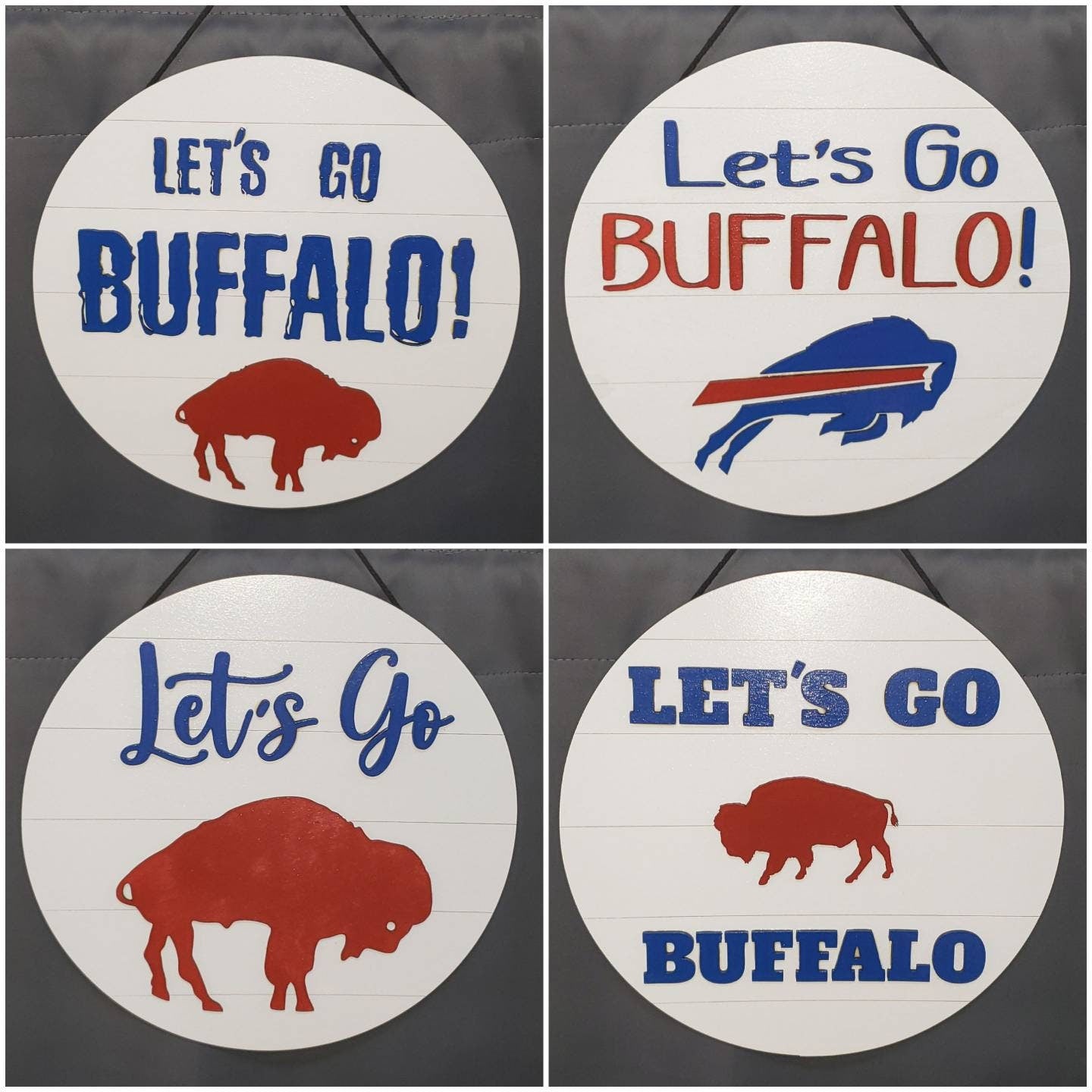 Door Hanger, Wooden Sign,Buffalo Football Door Hanger, Door Decor, Front Door Decor, New Home, Wall Decor, Let's Go Buffalo,Buffalo Football