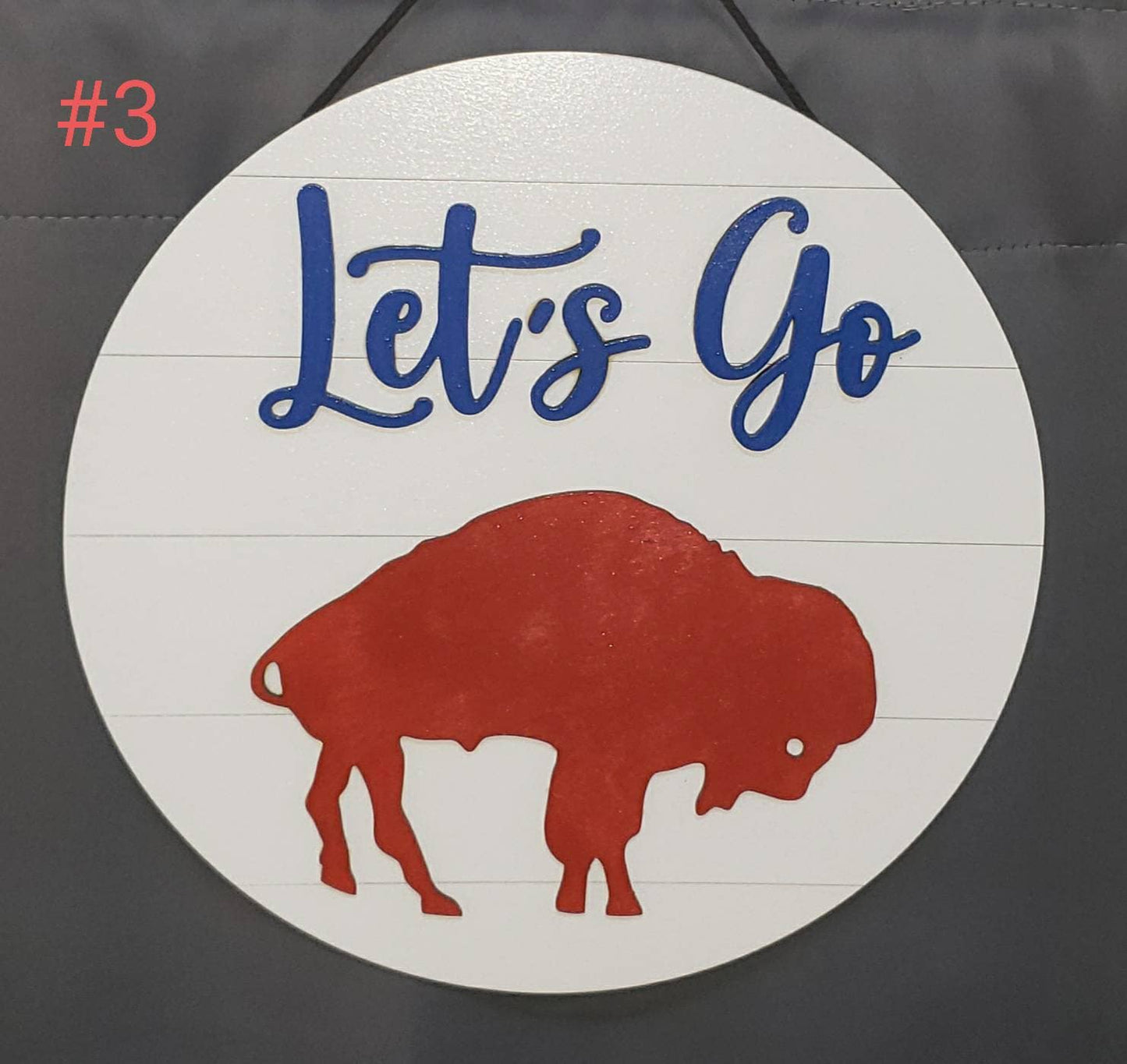 Door Hanger, Wooden Sign,Buffalo Football Door Hanger, Door Decor, Front Door Decor, New Home, Wall Decor, Let's Go Buffalo,Buffalo Football