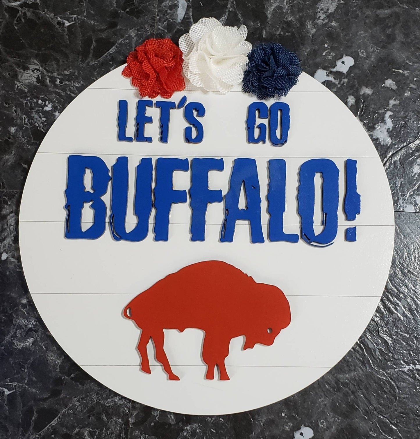 Door Hanger, Wooden Sign,Buffalo Football Door Hanger, Door Decor, Front Door Decor, New Home, Wall Decor, Let's Go Buffalo,Buffalo Football