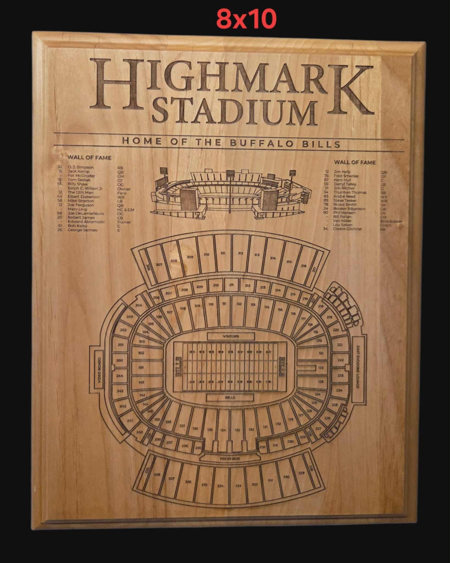 Highmark Stadium Commemorative Plaque (2 Sizes)