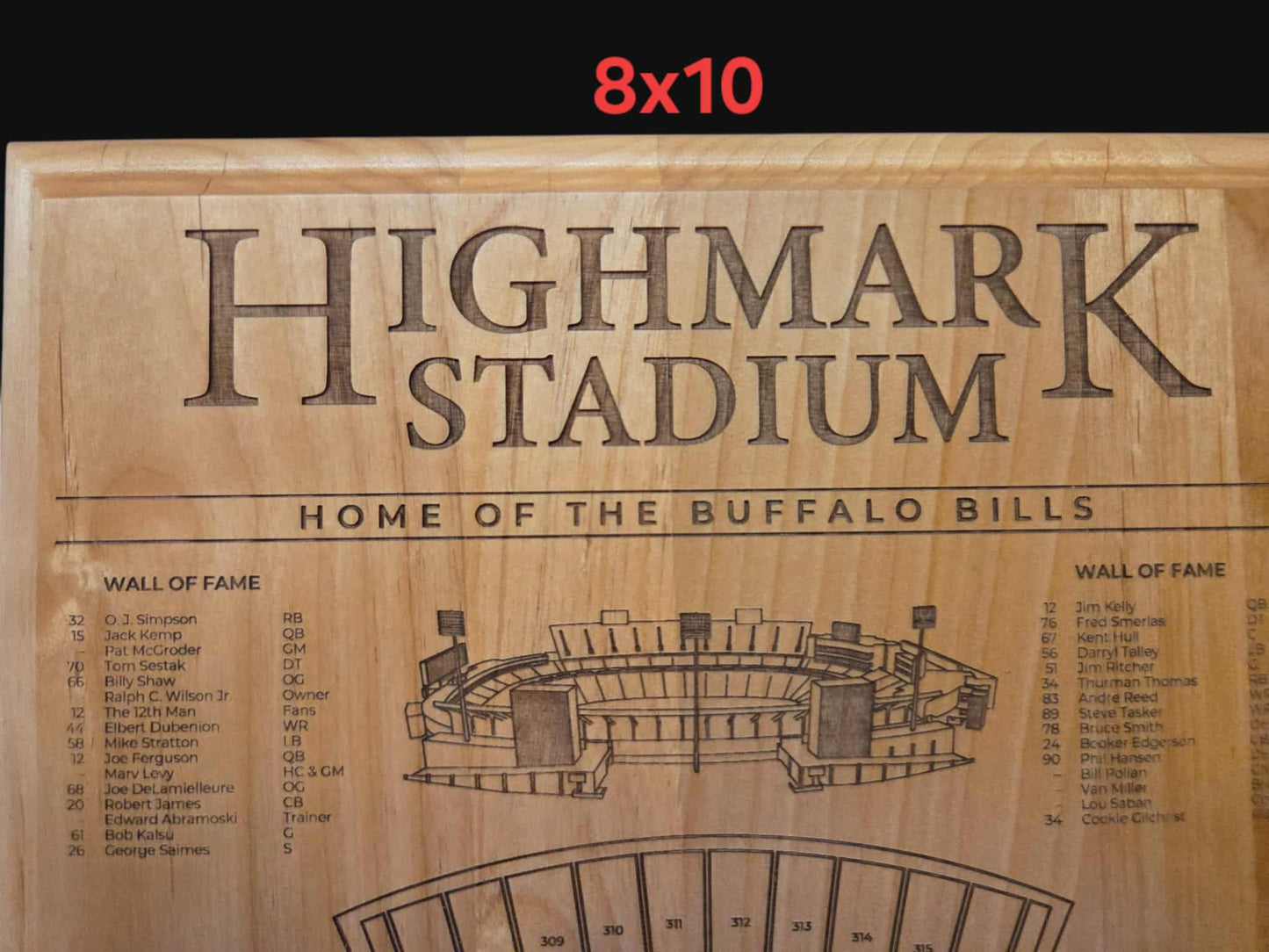 Highmark Stadium Commemorative Plaque (2 Sizes)