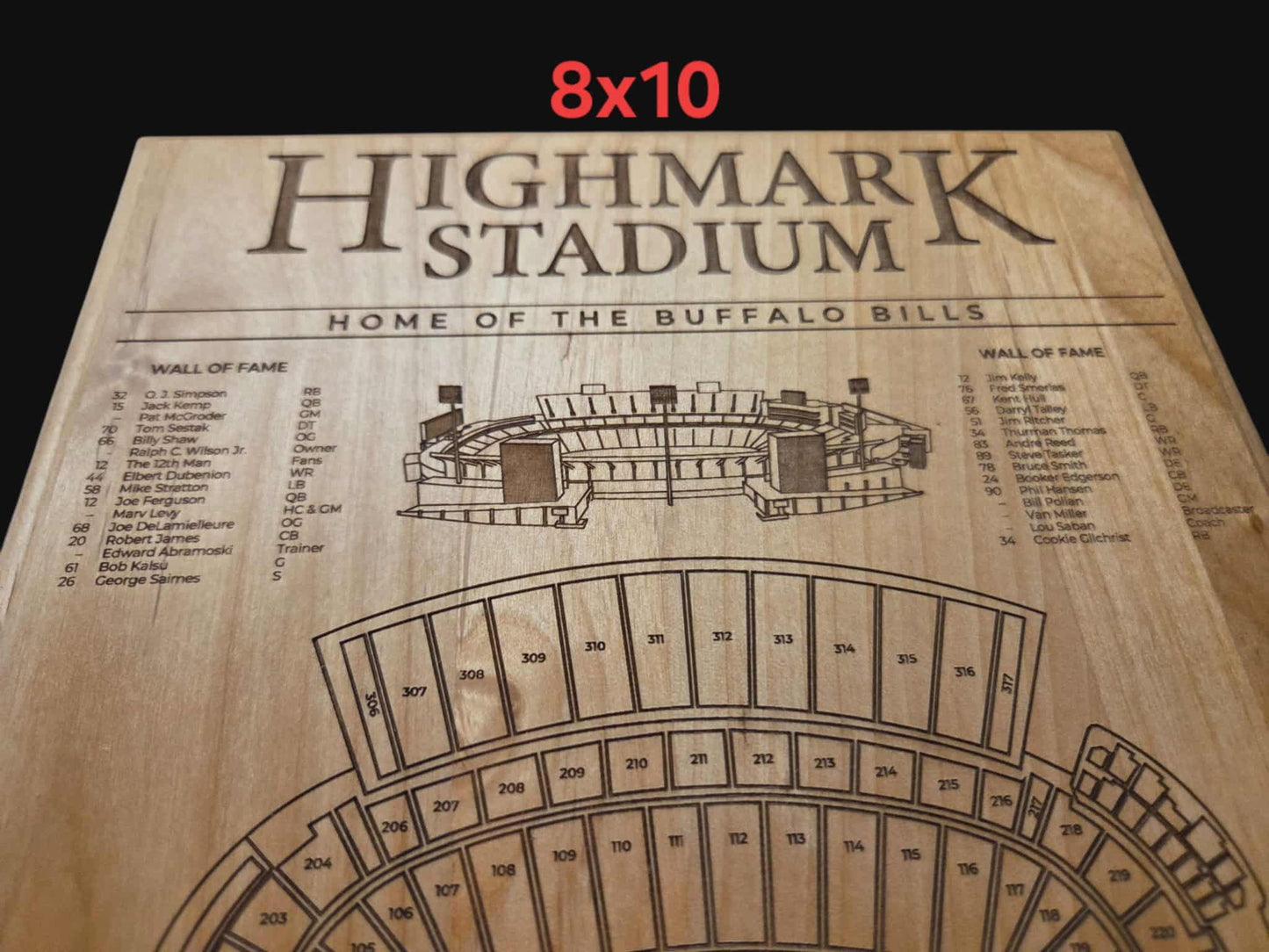 Highmark Stadium Commemorative Plaque (2 Sizes)