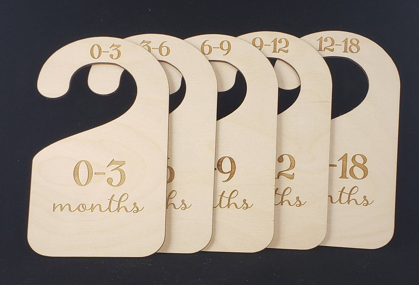 Wood Baby Closet Dividers, Wood Organization, Nursery, Clothes Dividers, Wood Baby Closet Organization, New Baby Shower Gift Ideas, Closet