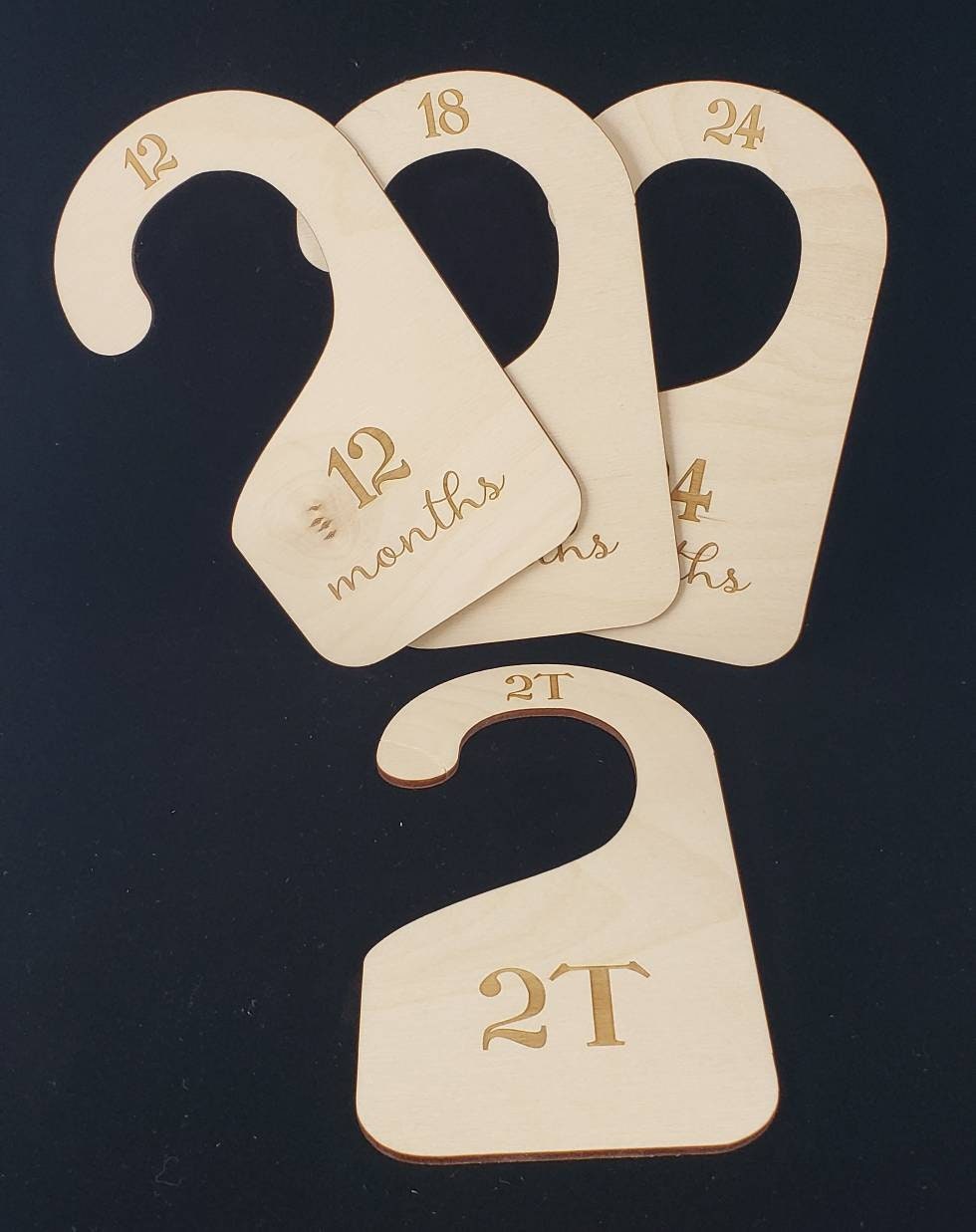 Wood Baby Closet Dividers, Wood Organization, Nursery, Clothes Dividers, Wood Baby Closet Organization, New Baby Shower Gift Ideas, Closet