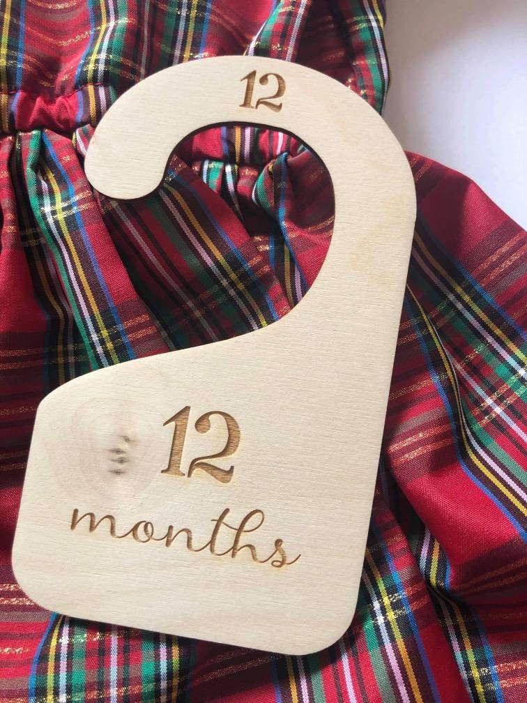 Wood Baby Closet Dividers, Wood Organization, Nursery, Clothes Dividers, Wood Baby Closet Organization, New Baby Shower Gift Ideas, Closet